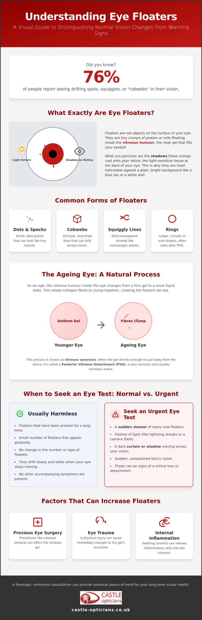 Floaters in Eye Disease: Understanding Causes and Warning Signs